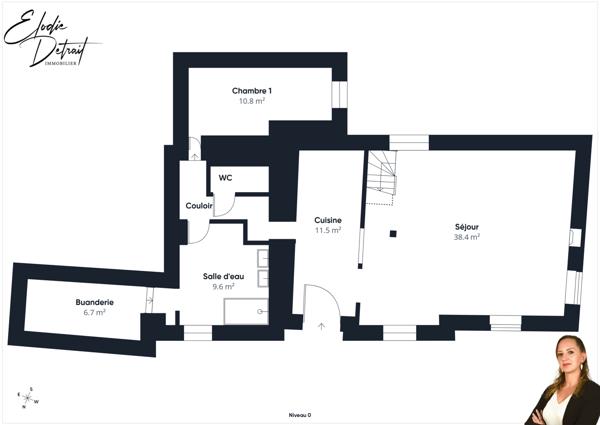 Maison 5 pièces - 105 m² Exclusivité efficity