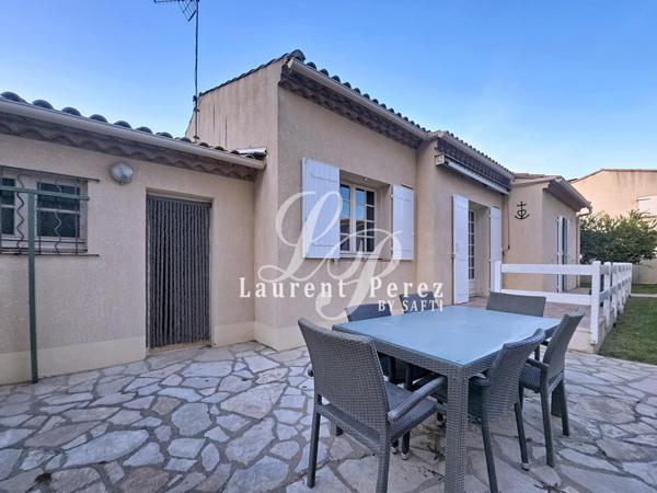 Villa de plain-pied avec garage et terrain piscinable à Mauguio