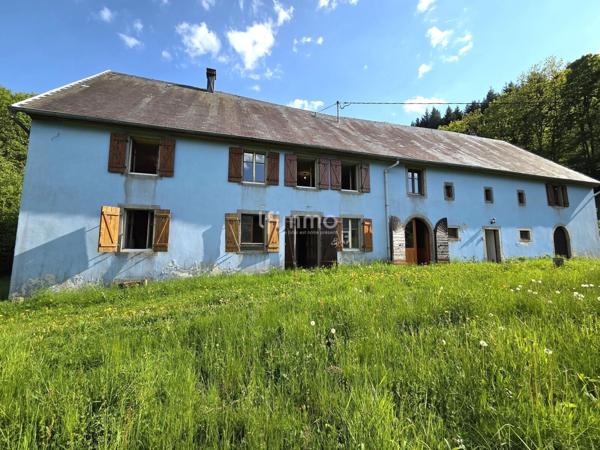 Ferme partiellement rénovée – 338m² -145,66ares – Cadre rare