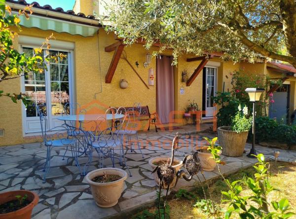 Charme du Sud, 3 chambres, jardin, garage/cellier