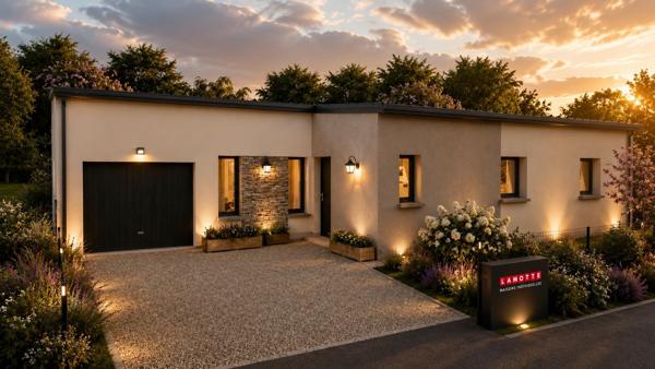 Terrain + Maison à vendre 4 pièces - 92 m²
