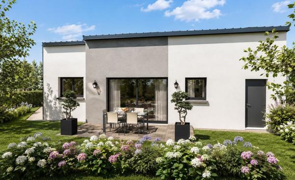 Terrain + Maison à vendre 4 pièces - 92 m²