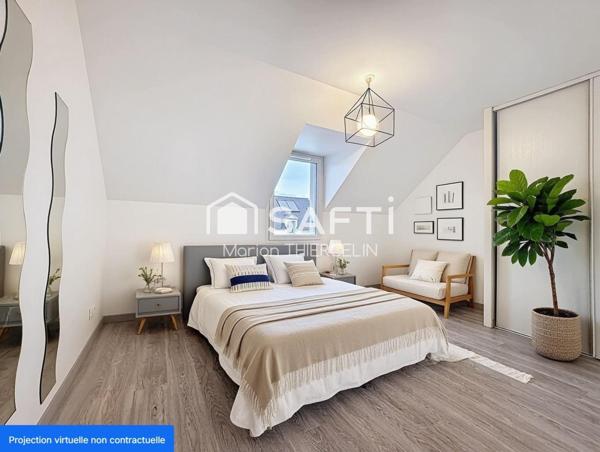 Maison 4 pièces avec garage attenant située dans un cadre privilégié