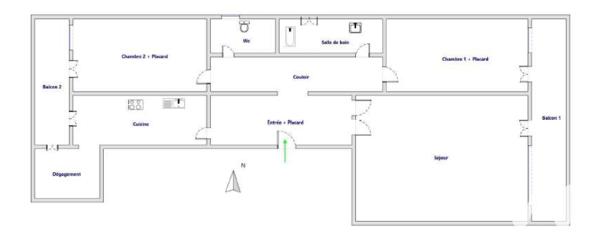 Appartement à vendre 3 pièces 68 m² Montreuil