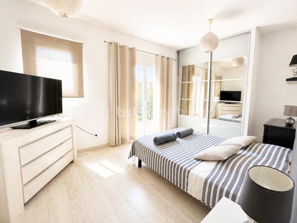 À Valras-Plage – Superbe maison T6 de 190 m² avec piscine chauffée et garage

Idéalement située, à proximité immédiate du centre-ville et des plages, découvrez cette magnifique maison T6 de 190 m² offrant de beaux volumes et des prestations de qualité.

Dès l'entrée, vous serez séduits par un vaste séjour/salon d'environ 60 m², baigné de lumière grâce à ses larges baies vitrées ouvrant sur le jardin et la piscine. Une cuisine indépendante complète cet espace de vie, ainsi qu'un WC.

À l'étage, l'espace nuit se compose de trois grandes chambres, dont une belle suite parentale avec dressing et salle d'eau privative. Vous trouverez également une salle de bains et un WC indépendant.

Le deuxième étage accueille un espace d'environ 50 m² avec salle d'eau et WC, idéal pour une quatrième chambre, une suite indépendante, un bureau ou une salle de loisirs.

À l'extérieur, profitez d'un agréable jardin avec une piscine chauffée de 3,60 x 6,50 m, parfaite pour les beaux jours.

Un garage/buanderie de 25 m², attenant à la maison, complète ce bien.

Les atouts :

Maison en excellent état.
Climatisation dans l'ensemble de la maison.
Très beaux volumes.
Piscine chauffée.
Garage.
Emplacement recherché, à quelques minutes à pied des commerces et de la plage.

Une maison rare sur le secteur, idéale pour une résidence principale comme pour une résidence secondaire.