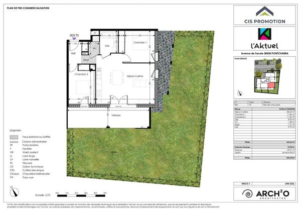 Appartement à vendre à Pontcharra (38530)