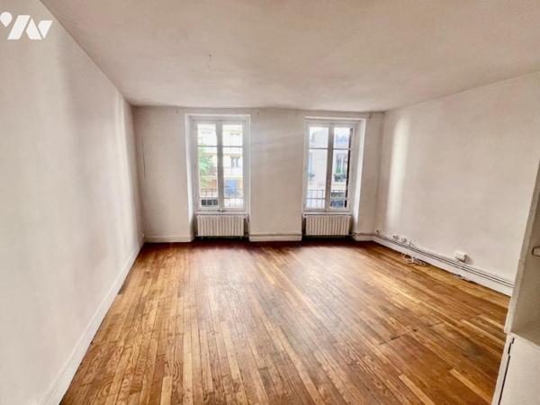 Appartement 1/2 pièces, 34,29 m², à rénover.