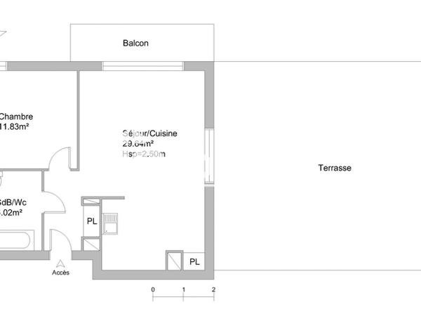 Location Appartement 2 pièces 47.49 m² - 160 RUE DES FARINES Brest 29200