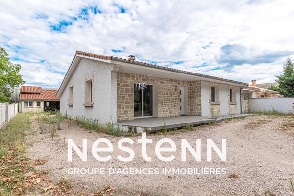 Gaillac maison 4 pièces 3 chambres plain-pied 102 m2 habitables jardin et garages