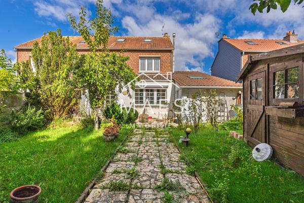 Wambrechies Centre – Maison 3 chambres – 112m2 – jardin, garage & parking