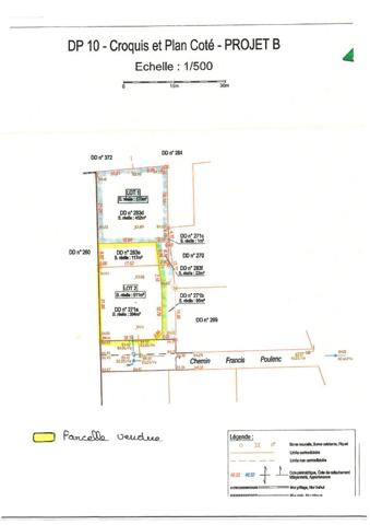 Vineuil - terrain à bâtir - emplacement rare - Tout le coeur de village et Intermarché à pied