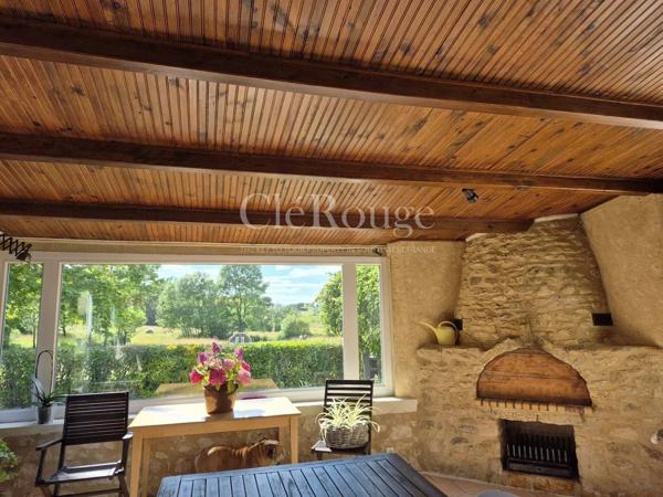 Entre Eymet et Bergerac - Belle propriété en pierre avec gîte et piscine