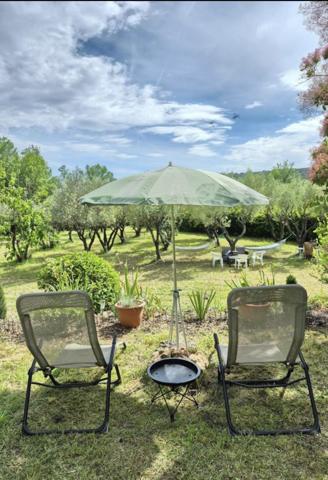 Cotignac (83570) COTIGNAC Grande propriété, 3 Bâtisses sur 3500m² de terrain arboré avec vue dégagée, idéal pour une activité