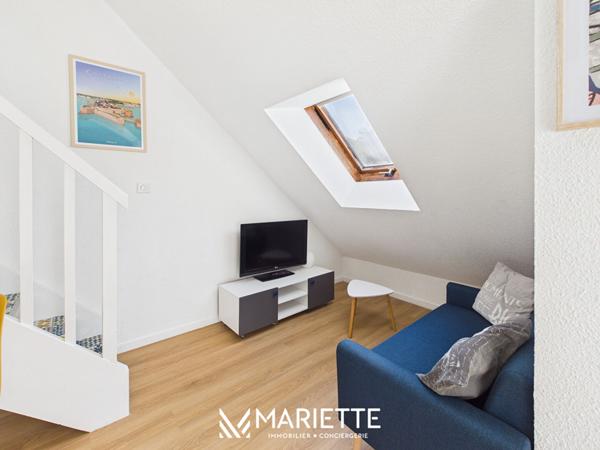 À LOUER À L'ANNÉE ? T1 BIS MEUBLÉ AVEC BALCON ? SECTEUR DES SABLES BLANCS, CONCARNEAU , Concarneau