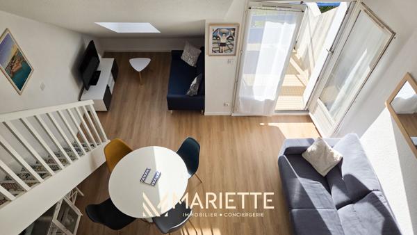 À LOUER À L'ANNÉE ? T1 BIS MEUBLÉ AVEC BALCON ? SECTEUR DES SABLES BLANCS, CONCARNEAU , Concarneau
