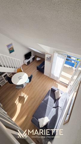 À LOUER À L'ANNÉE ? T1 BIS MEUBLÉ AVEC BALCON ? SECTEUR DES SABLES BLANCS, CONCARNEAU , Concarneau