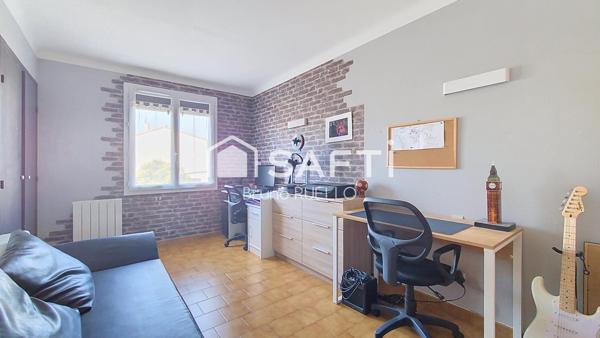 Maison 3 chambres, avec jardin et garage à Elne (66200)