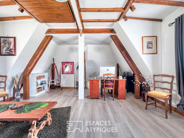 Élégante maison béarnaise et sa dépendance au coeur d’un parc paysager