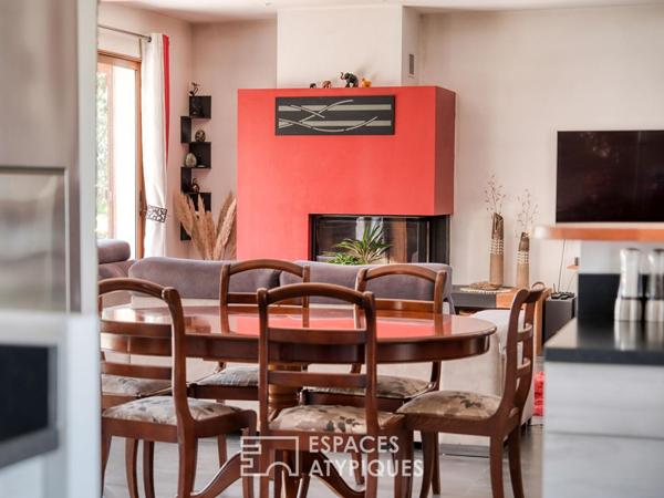 Élégante maison béarnaise et sa dépendance au coeur d’un parc paysager