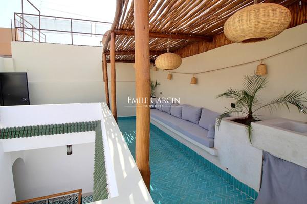 À vendre joli Riad au quartier Bab Doukkala à Marrakech