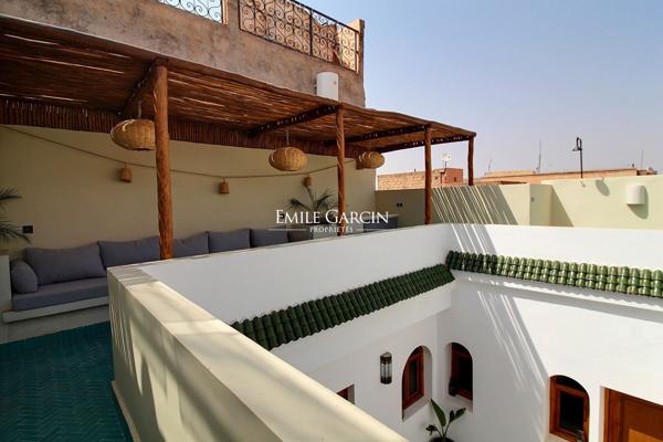 À vendre joli Riad au quartier Bab Doukkala à Marrakech