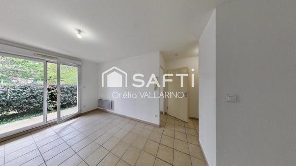 Appartement T2 en rez-de-chaussée avec piscine