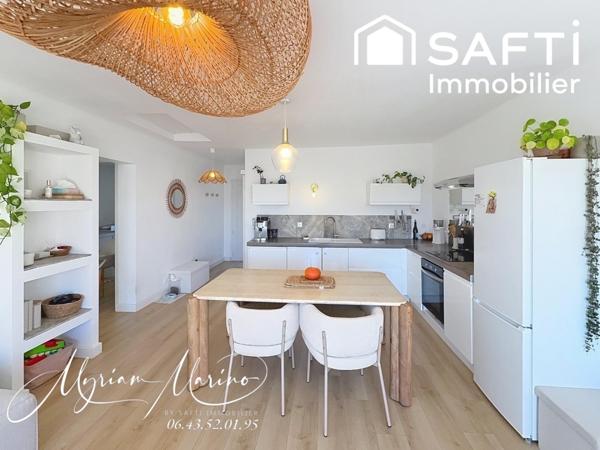 Saint-Aygulf – Appartement T3 lumineux avec jardin privatif 225 m², parking et plages à pied