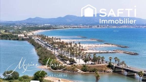 Saint-Aygulf – Appartement T3 lumineux avec jardin privatif 225 m², parking et plages à pied