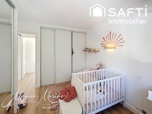 Saint-Aygulf – Appartement T3 lumineux avec jardin privatif 225 m², parking et plages à pied