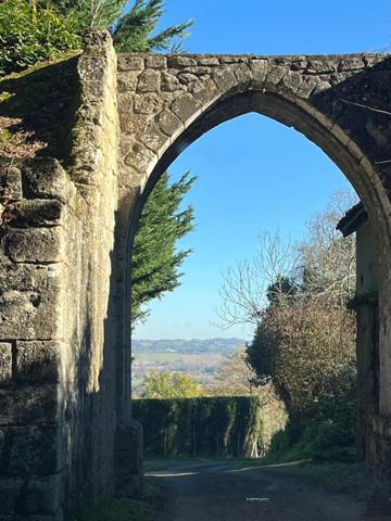 MARCIAC (32) proche, MAISON DE CHARME construite en 1980, dominante, 130m2 habitables, un peu cachée, vue , 4 chambres, grand sejour, 3700m2 terrain arboré de chênes