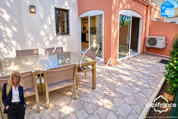 Appartement à vendre 3 pièces LE CAP D'AGDE (34), Rez de jardin, Secteur pinede proche tennis et village naturiste, 2 chambres + Parking
