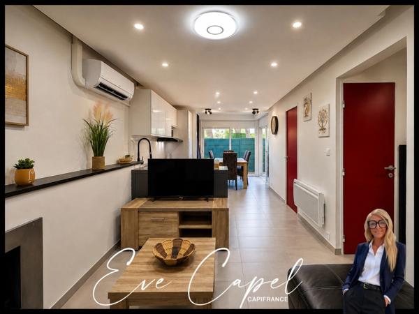Appartement à vendre 3 pièces LE CAP D'AGDE (34), Rez de jardin, Secteur pinede proche tennis et village naturiste, 2 chambres + Parking