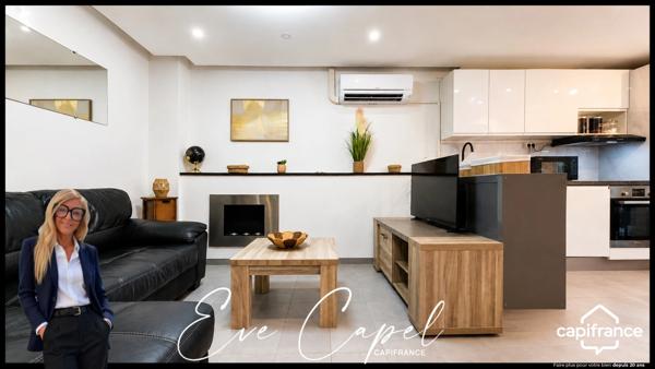 Appartement à vendre 3 pièces LE CAP D'AGDE (34), Rez de jardin, Secteur pinede proche tennis et village naturiste, 2 chambres + Parking