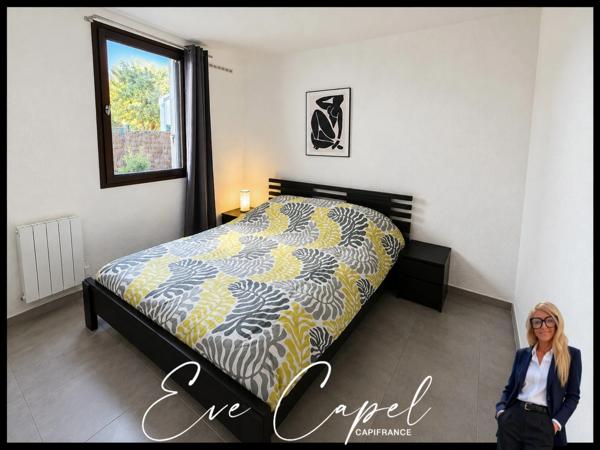 Appartement à vendre 3 pièces LE CAP D'AGDE (34), Rez de jardin, Secteur pinede proche tennis et village naturiste, 2 chambres + Parking
