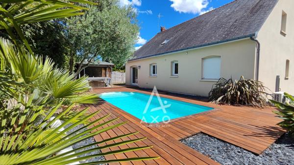 Maison familiale 285 m²  7 chambres, piscine chauffée, sous-sol total