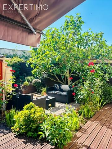 Jolie maison mitoyenne récente avec jardin