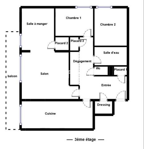 Appartement
         4 pièces
        - 82 m² Exclusivité 252 000 € *