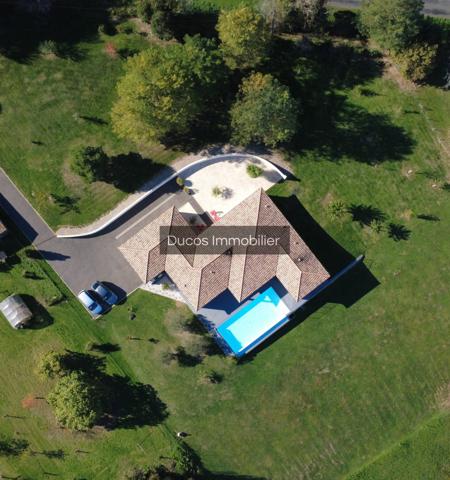 Maison contemporaine cocooning avec piscine – Vue paronamique – À 18 min de Marmande, 1 H de Bordeaux