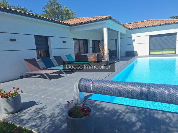 Maison contemporaine cocooning avec piscine – Vue paronamique – À 18 min de Marmande, 1 H de Bordeaux