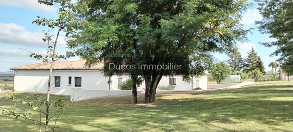 Maison contemporaine cocooning avec piscine – Vue paronamique – À 18 min de Marmande, 1 H de Bordeaux