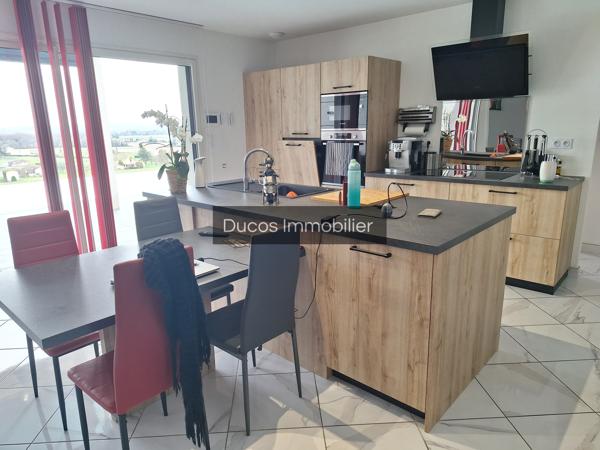 Maison contemporaine cocooning avec piscine – Vue paronamique – À 18 min de Marmande, 1 H de Bordeaux