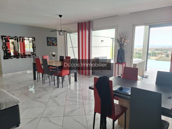 Maison contemporaine cocooning avec piscine – Vue paronamique – À 18 min de Marmande, 1 H de Bordeaux