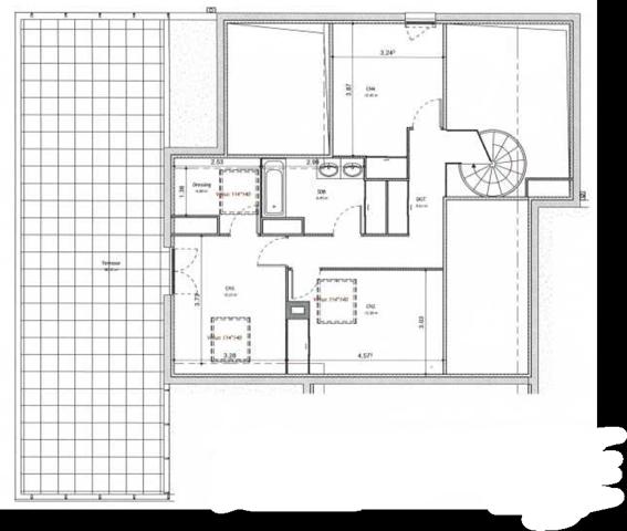 Appartement 5 pièces - 123 m² Exclusivité efficity