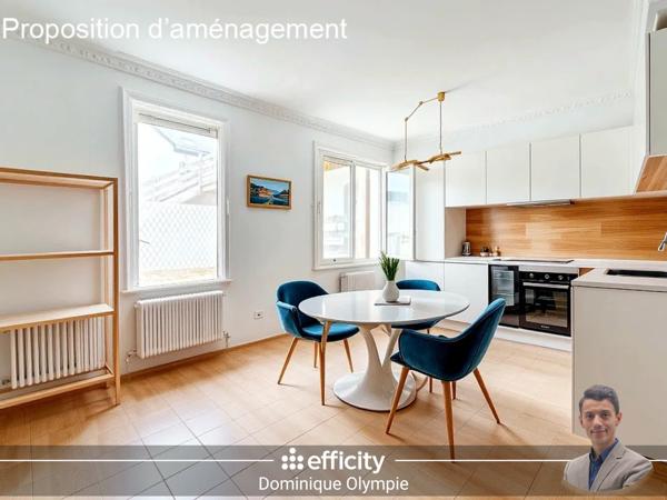 Appartement 2 pièces - 27 m² Exclusivité efficity