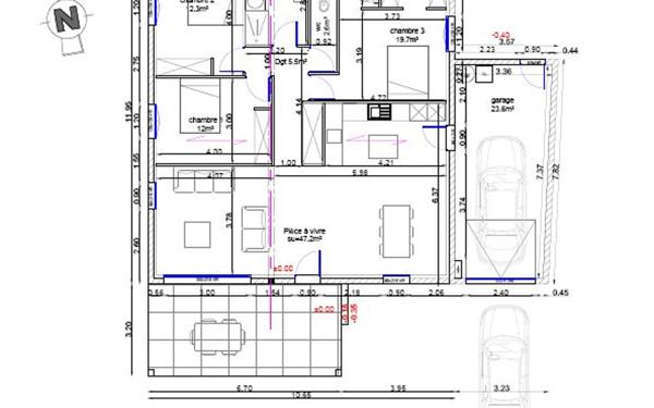 Maison à vendre    4 pièces •  Bollène