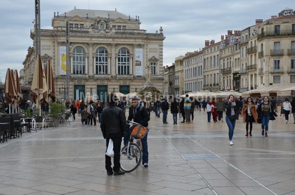 Montpellier Comédie-Location meublée T2 avec cour privée