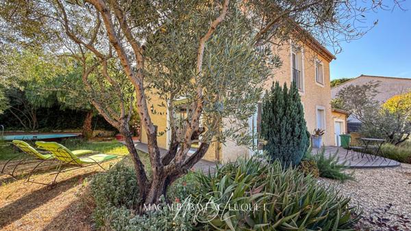 BÉZIERS MAISON FAMILIALE D'ENVIRON 139 M²  3 CHAMBRES + BUREAU  JARDIN ARBORÉ  PISCINE  GARAGE
