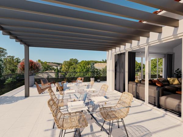 APPARTEMENT 5 PIECES 162M² - TERRASSE 140M² - PUYRICARD / AIX-EN-PROVENCE (13100)