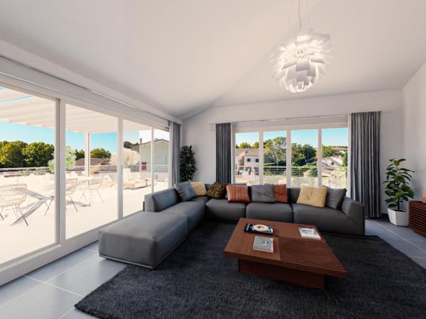 APPARTEMENT 5 PIECES 162M² - TERRASSE 140M² - PUYRICARD / AIX-EN-PROVENCE (13100)