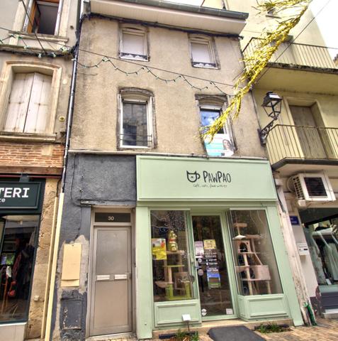 AGEN quartier Cathédrale - Immeuble de rapport de 211m² , composé de 4 lots actuellement loués.